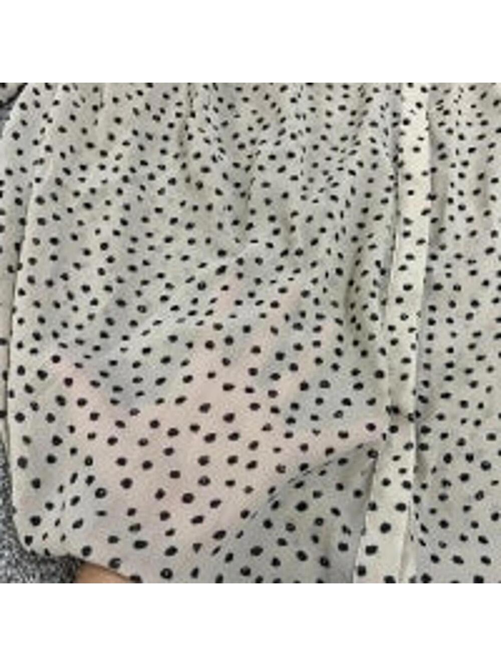 Hayden Los Angeles Women's Tan Button Down Shirt size Small - Picture 3 of 4